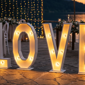 Laufbuchstaben "LOVE" – 1,20 m hoch