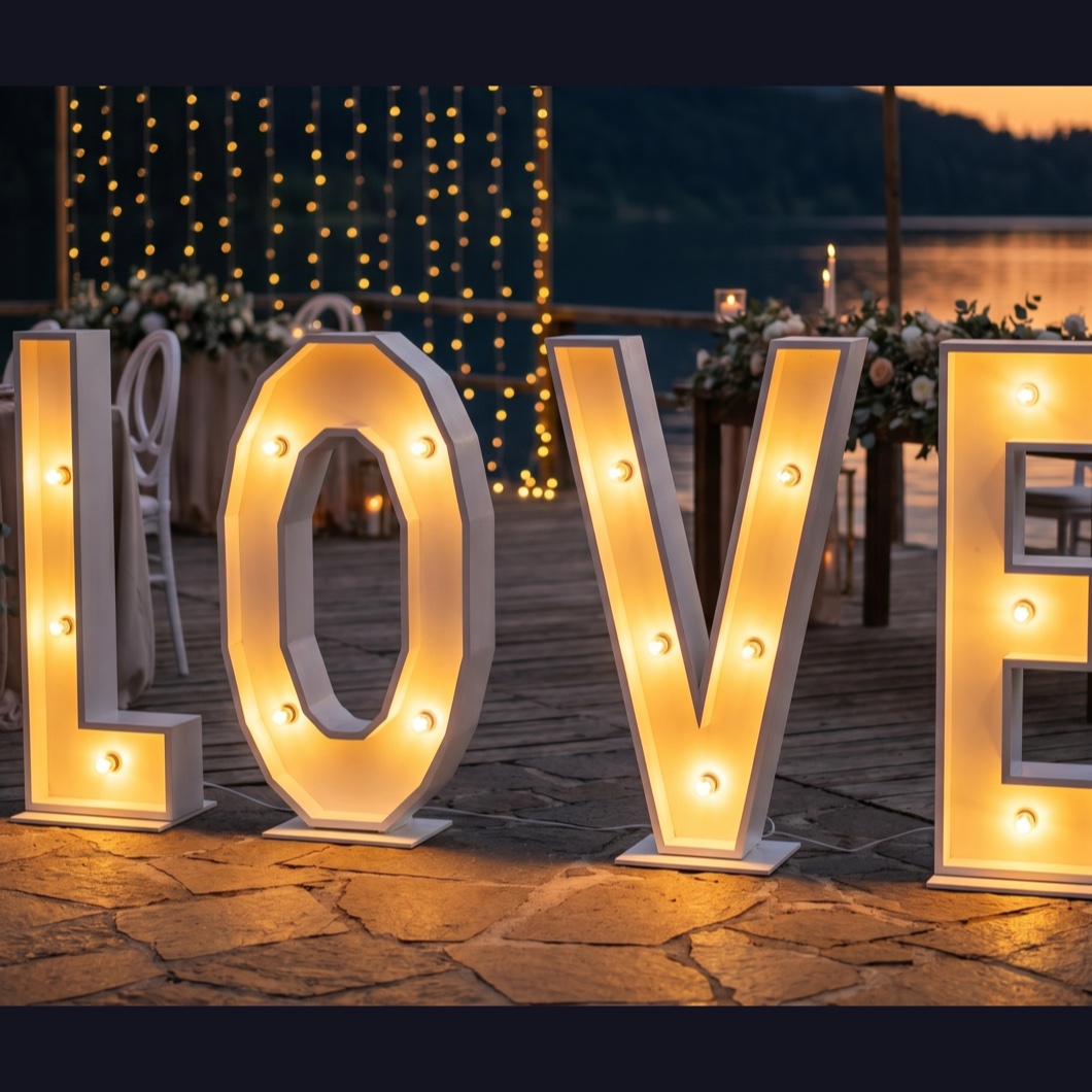 Laufbuchstaben "LOVE" – 1,20 m hoch – Bild 2